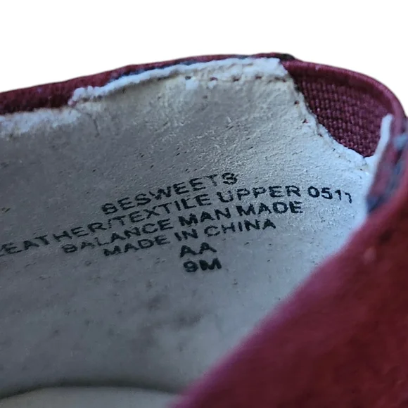 Capezio besweets ballet flats rounded toe velvet suede ruffle size 9 - Picture 5 of 6